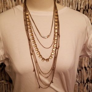 Necklace with 4 strands. Can be separated